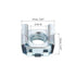 uxcell 5/16-18 10Pcs Cage Nut, Snap-in Cage Nuts, Carbon Steel Zinc Plated Metric Nut for Server Rack Cabinet, Silver