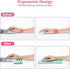 MOSISO Ergonomic Wrist Rest Support Set for Mouse Pad & Keyboard, Mint Green, Non-Slip Base, Pain Relief Cushion with