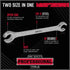 4-Piece Flare Nut Wrench Set, SAE Brake Line Wrenches 1/4 to 11/16-inch, Professional Offset Heads