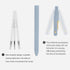 Ddaowanx Gel Pens, 12 Pcs 0.5mm Quick Dry Black Ink Pens, Cute Office School Supplies Gifts for Women