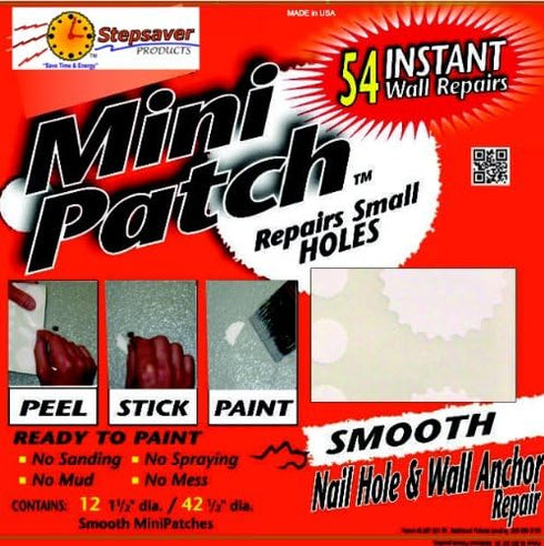 Self-Adhesive Goof Patch, USA Made Mini Patch for Smooth 54 Repairs