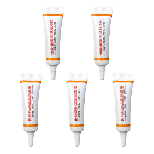 Generic Trimmer Lubricant - 5 Pieces Lawn Mower Grease, Threaded Nozzle Oil, Multi-Purpose