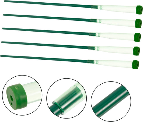 10pcs CORHAD Transparent Plastic Flower Water Tubes Floral Test Tubes for Fresh Flower Arrangements for Florists