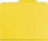 Smead Pressboard Classification File Folder, Letter Size, Yellow, 10 per Box