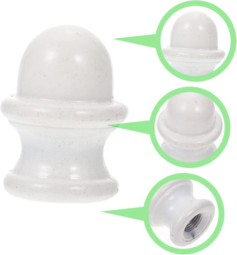 2pcs Chic Light Finial Decor Knob Stylish Lampshade Holder for Table and Floor Lamps Elegant Light Accessory
