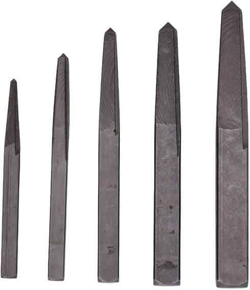 Century Drill & Tool 73215 5-Piece Square Flute Screw Extractor Set, #1 - #5, for Extracting Broken Screws