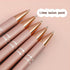 Ballpoint Pens, 6 Pack Rose Gold Metal Pens - Black Ink 1.0mm Medium Point Stylus Pens for Touch Screens, Cute Teacher