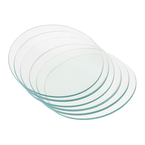 PATIKIL 80 mm Diameter Watch Glass, 12 Packs Beaker Cover with Smooth Edges for Laboratory Use