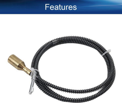 Auniwaig Flexible Shaft Core Drill Shaft Extension Tool for Bench Grinder, Compatible Rotary Grinder