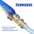 Joywayus 3/4" Hose Barb Inline Brass Shutoff Ball Valve for Water Oil Air Gas Fuel Line Pipe Fittings