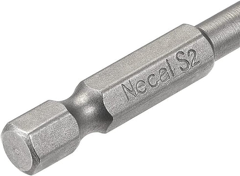uxcell 2 Pcs 5mm PH2 Magnetic Phillips Screwdriver Bits, 1/4 Inch Hex Shank, 9.8-inch Length S2 Power Tool