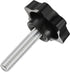 uxcell 1Pcs Star Knobs, M8x35mm Plastic Hex Shaped Clamping Handle Screw Knobs for Machinery Umbrella Base Replacement