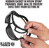 Klein Tools 60483 Safety Glasses, Removable Gasket with Nylon Strap for Klein Professional Full Frame Glasses