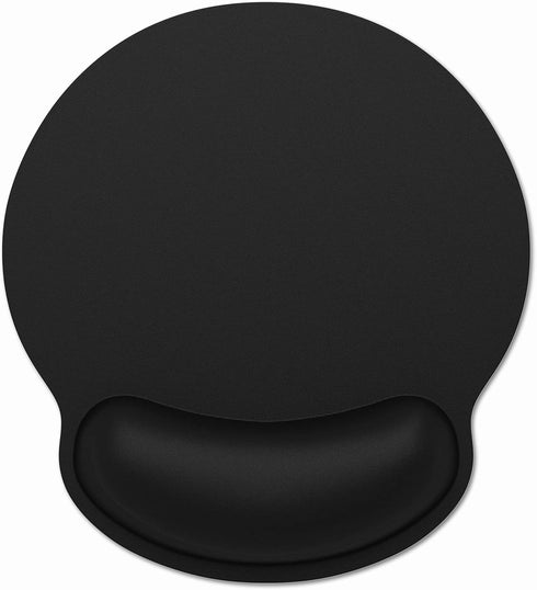 Ergonomic Mouse Pad with Wrist Rest Support, Memory Foam Computer Mouse Pad, Non-Slip Base, Black
