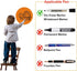 OJYUDD Dry Erase Dots Circles, 11 Inch Removable Vinyl Dot Wall Decal for School Teaching Progress, 8 Pack