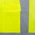 Pioneer High Visibility Tricot Mesh Zip-Up Safety Vest Reflective Tape Yellow/Green Unisex 4XL