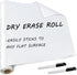 T&W SAME FILM White Board for Wall - Dry Erase Stickers with 2 Fine Tip Markers, Adhesive Whiteboard for Various
