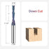 1/4 Inch 3/16 Inch SpeTool Shank Downcut Spiral Router Bit Cutting Diameter, TAC Coated CNC Router Bits End Mill