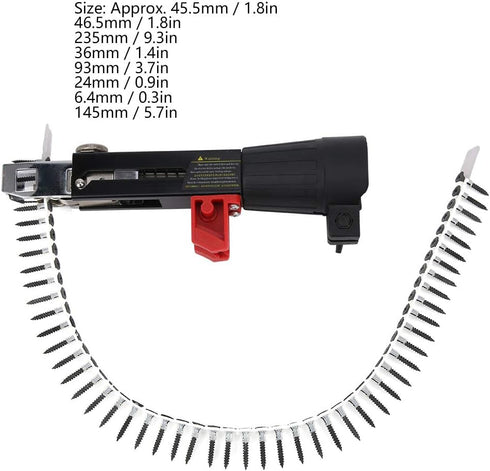 Chain Nail Adapter, Automatic Chain Nail Electric Tacker Woodworking Tool for Wood Board, Ceiling