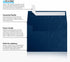 LUXPaper A7 Invitation Envelopes - Peel & Press, 5 1/4" x 7 1/4", Lapis Metallic - Stardream, 50 Qty