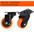 YOOGAA 3 Inch Heavy Duty Swivel Caster Wheels, Set of 4, Load 1000lbs, No Noise for Workbench