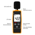 Decibel Meter Sound Level Reader - Hand-held Noise Meter 30-130dB(A) with Backlight Alarm for Audio Volume Measuring
