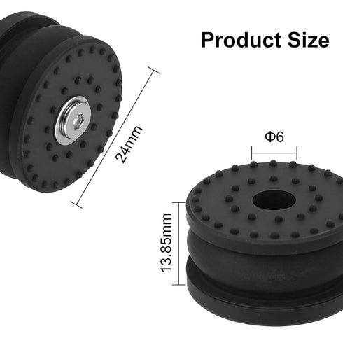 4 h2d 3D h2d 3D pcs Printer Anti-Vibration Feet Universal Rubber Foot Anti-Slip Silicone Rubber Pad Compatible