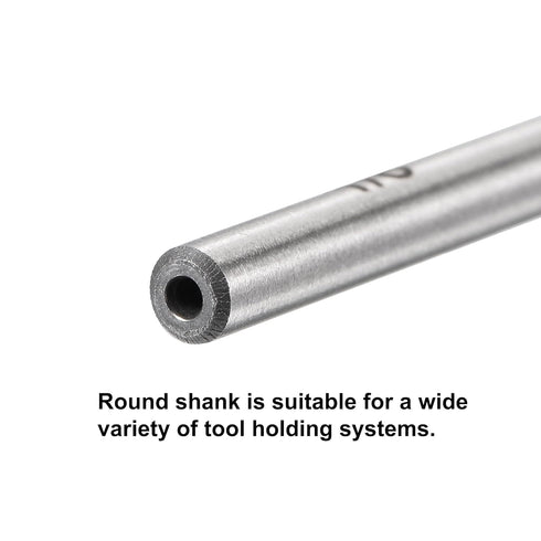 uxcell Chucking Reamer Set, 1/8" 3/16" 1/4" 5/16" H7 Accuracy High Speed Steel for Bore Machining