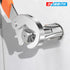 5-Piece NPT Pipe Tap Set, 1/8", 1/4", 3/8", 1/2", 3/4", Carbon Steel Hand Threading Plumbing Tools