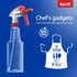 Bar5F 16-Ounce 2-Pack Empty Plastic Spray Bottles BPA-Free Food Grade Crystal Clear M-Series Fully Adjustable Sprayer