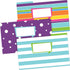 Barker Creek Designer File Folders, Happy, Multicolor, Legal Size, Pack of 9