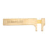 Jeanoko Double Scale Vernier Calipers, Brass Sliding Gauge, Handy Measuring Tool for Jewelry, mm/inch