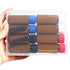 8 Pcs 20ml Glass Vials with Screw Caps, Amber Glass Vials with 4 Colors Caps, Leak-Proof Glass Bottles