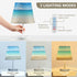 Dimmable ALAZA Beach Shells Table Lamp for Bedroom Desk lamp Bedside Night Lamp with USB Port,Small Lamps with Fabric