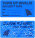 Solitary Walker 100Pcs Tamper Evident Security Void Stickers, 1x2 inch Blue Tamper Proof Labels