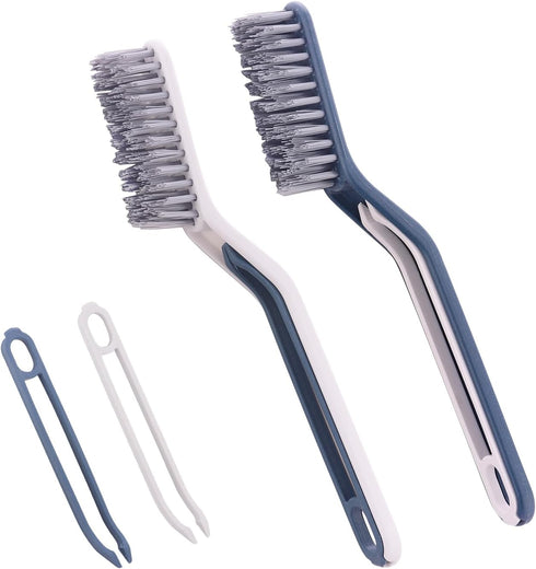 Gzfatyong 6pcs Crevice Cleaning Brush Multifunctional Hard Bristle Grout Cleaner Brush Crevice Cleaning Tools Bathroom