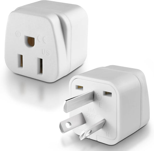 New Zealand Power Adapter, USA to Australia Plug Adapter, 2Pack Travel Adapter for Argentina, China, Type I