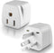 New Zealand Power Adapter, USA to Australia Plug Adapter, 2Pack Travel Adapter for Argentina, China, Type I