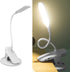 Topyond Desk Lamp with Clamp, 360 Adjustable USB Clip Light, Eye Caring