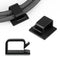 WDBmla 63pcs Black Cable Management,Adhesive Cable Clips,Cord Organizer ID 032" X0.2",Cord Clips for
