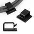 WDBmla 63pcs Black Cable Management,Adhesive Cable Clips,Cord Organizer ID 032" X0.2",Cord Clips for