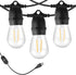 BRIMAX 24.6Ft USB Powered String Lights,10 LED Bulbs Waterproof & Shatterproof Outdoor
