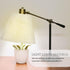 Uonlytech Lamp Shade Linen Pre-cut Round Craft Material for DIY Lampshade, White Fabric for Replacement Lamp Shades