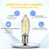 E10 Bulb 0.5W 14-55V Dimmable (Pack 2) Ruiandsion LED Chandelier Pendant Night Light Freezer Low Heat for Bedroom Wall