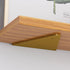 4 4 3 inches 2 inches Set Floating Shelf Bracket Pcs for Small Floating Wood Shelves, x Shelf Brackets with Anchor
