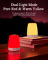 Generic 670nm 2 3 2H Red Light Night Light for Bedroom - Sleep-Enhancing Lamp, Color Mode, Brightness Level, Touch