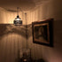 YLONG-ZS Plug in Pendant Lights with 16Ft Hanging Cord and On/Off Dimmer Switch, Farmhouse Industrial Metal Swag