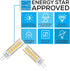 G4 Bulb Dimmable,Soft 3000K,Bi-pin T3 12V AC/DC,60-70W Path,4-Pack LED Warm White JC Type Halogen Replacement