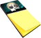 Caroline's Treasures Halloween Scary French Bulldog Black White Sticky Note Holder, Multicolor (BB2202SN)