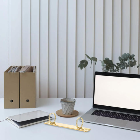 Uonlytech Notebook Binder, 2 Binder Clips, Ring Clip, File Holder, Spine Bar, Binding Combs, Metal Detachable